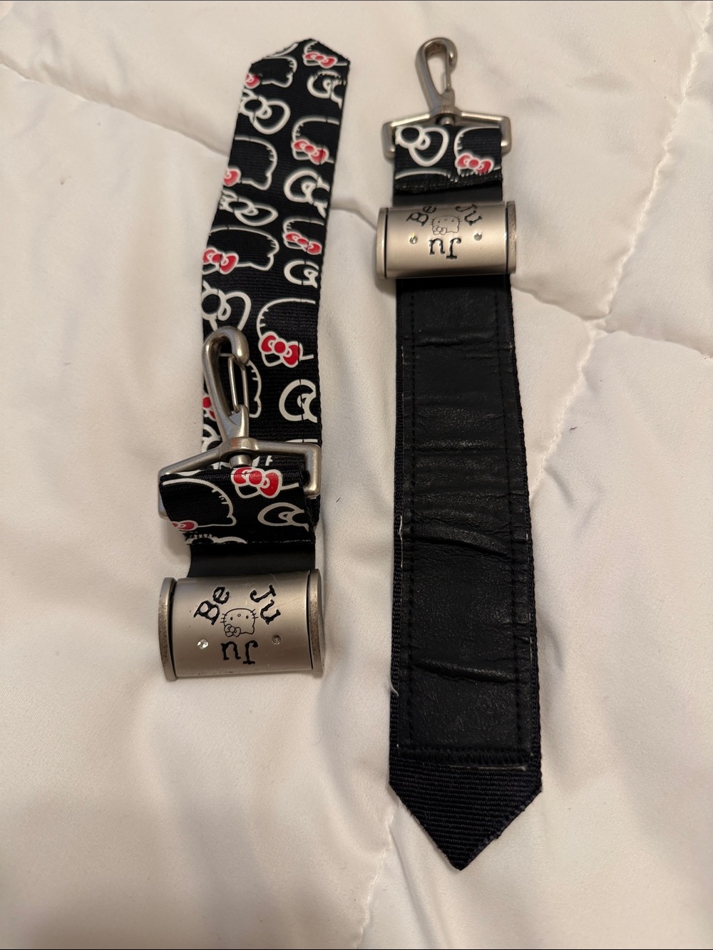 Ju-Ju-Be Black Hello Kitty Patterned Strap Accessory stroller strap